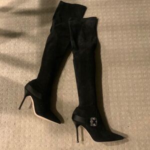 Manolo Blahnik Over the Knee Boots